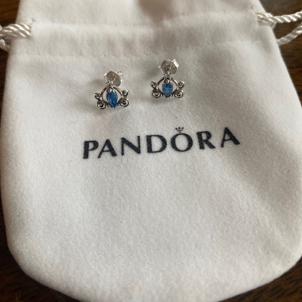 Disney Cinderella's Carriage Stud Earrings
